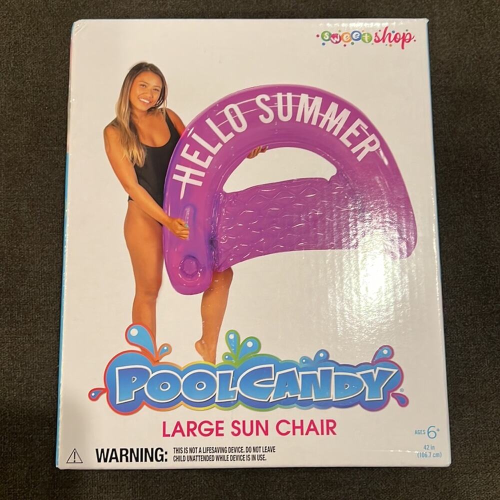 Poolcandy Hello Summer Large Sun Chair - Picture 2 of 5